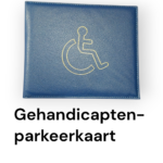 Gehandicaptenparkeerkaart houder